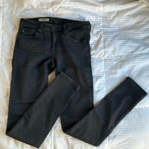 AG Jeans Black Skinny Legging, Size 26